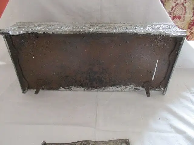 alter Aschefänger Ofenvorsetzer Ofenvorsatz Gusseisen Jugendstil Gründerzeit 8
