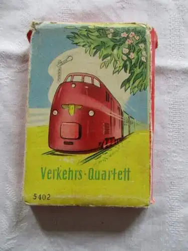 altes Verkehrs- Quartett Rund um die Welt Nr. 5402 Kartenspiel