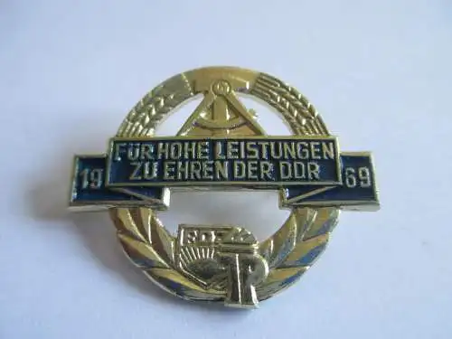 DDR Abzeichen für hohe Leistungen zu Ehren der DDR 1969