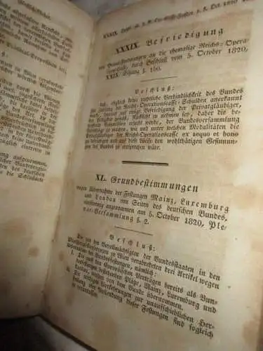 Staats Arten Geschichte öffentliches Recht des deutschen Bundes Meyer 1833 !!