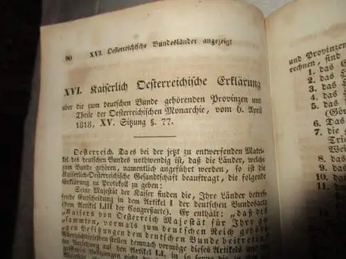 Staats Arten Geschichte öffentliches Recht des deutschen Bundes Meyer 1833 !!
