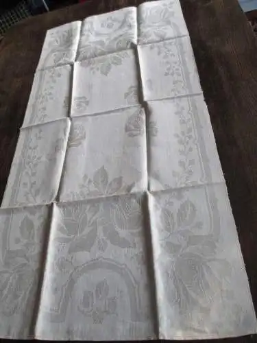 1 altes Leinen  Geschirrtuch  Jugendstil  (142)