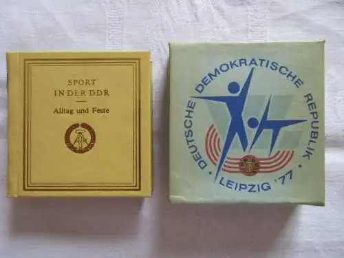 Minibuch Sport in der DDR Alltag und Feste Leipzig 1977