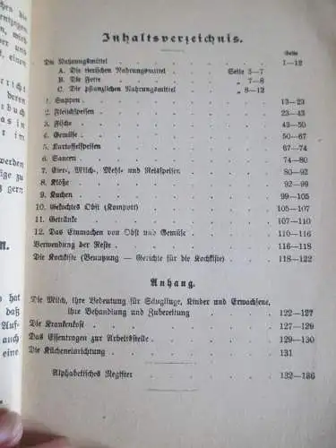 Volks-Kochbuch, Ida Rudolph/ Martha Riemschneider 1912 selten