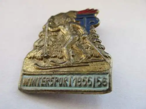 DDR Abzeichen Pioniere Wintersport 1955/56