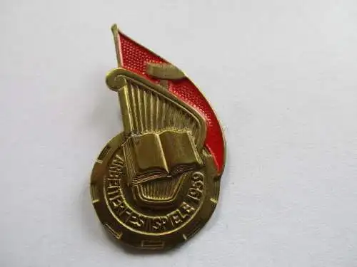 DDR Abzeichen 1959  Arbeiterfestspiele