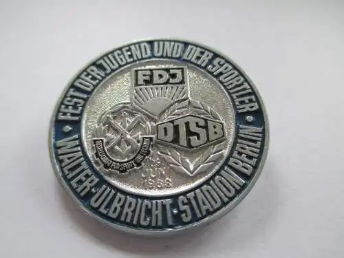 DDR - Abz.    FDJ  Fest der Jugend und Sportler  Berlin  Walter Ulbricht Stadion