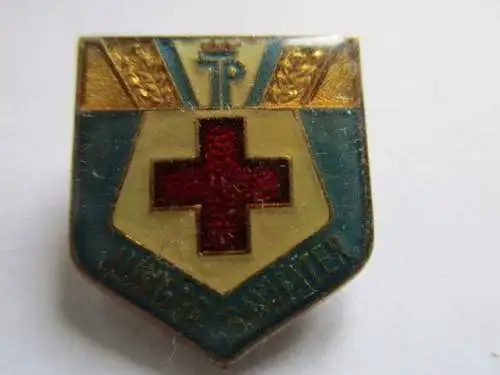 DDR Abz. Pioniere Deutsches Rotes Kreuz Sanitäter gold