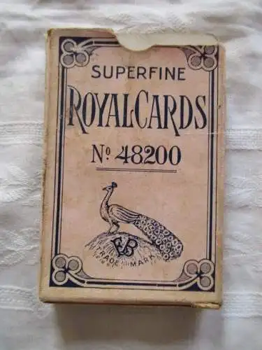 alte Superfine Royal Cards Brigde Nr. 48200 Niederlande um 1920