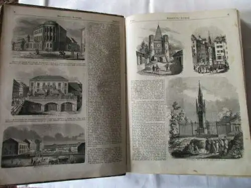 Illustrierte Zeitung Leipzig 3. Band Juli bis Dezember 1844 J.J. Weber  RARITÄT