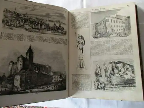 Illustrierte Zeitung Leipzig 3. Band Juli bis Dezember 1844 J.J. Weber  RARITÄT