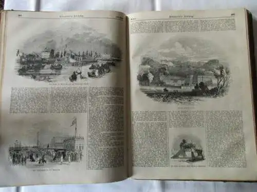 Illustrierte Zeitung Leipzig 3. Band Juli bis Dezember 1844 J.J. Weber  RARITÄT