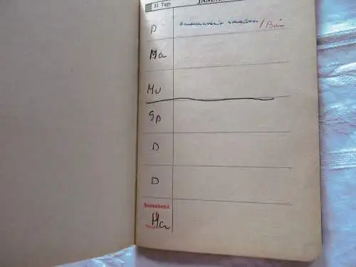 Taschenkalender 1921 Fritz Sachse Altenburg