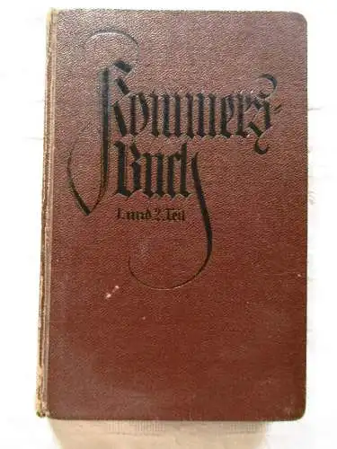 Kommersbuch Studentenliederbuch Studentika Stempel Zieglerschule Zwickau 1897