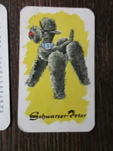 Kartenspiel Spielzeug Schwarzer Peter 1961