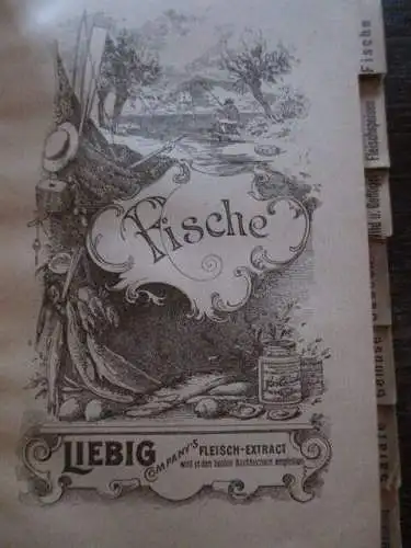 seltenes Liebig Company`s Fleisch Extract in der bürgerlichen Küche um 1900