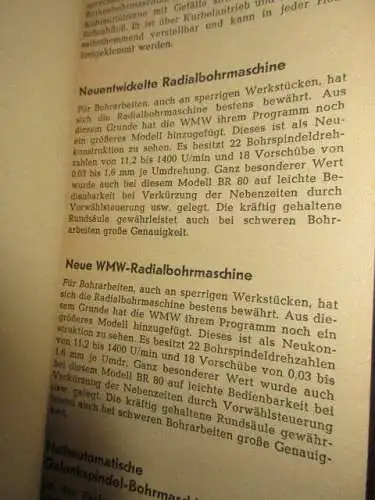 alter Katalog technische Messe Leipzig 1951 Neuentwicklungen und Verbesserungen