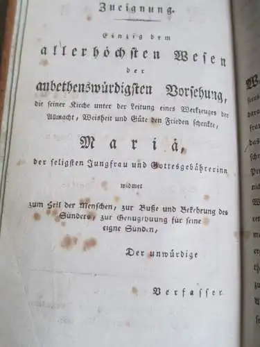 Heilige Mission für meine Pfarren in Sonntagspredigten 1808 !!!