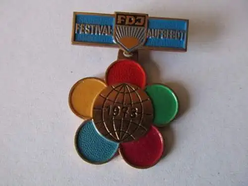 DDR  FDJ Weltfestspiele 1973 Berlin FDJ Festivalaufgebot