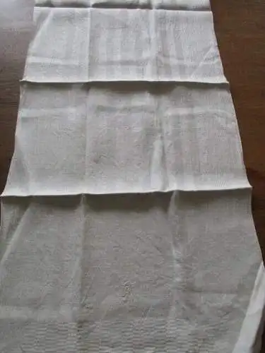 altes Leinen Damast Geschirrtuch um 1920  ( 221 )