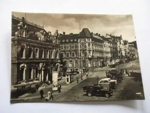 seltene AK Zittau   Straße der Einheit