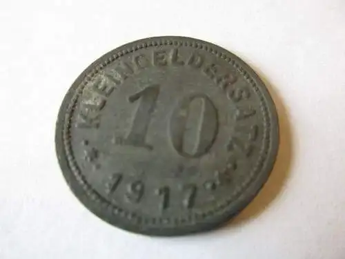 Stadt Eisleben Kleingeldersatzgeld 10 Pfennig 1917