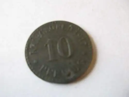 Stadt Cassel Kassel  Kriegsgeld 10 Pfennig 1917