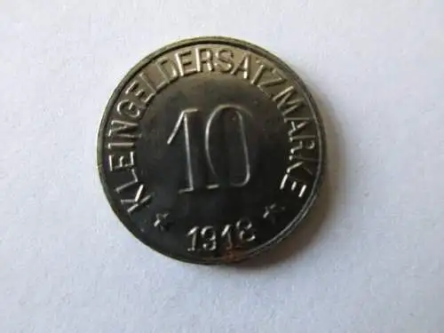 Stadt Hof 10 Pfennig 1918