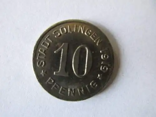 Stadt Solingen 10 Pfennig 1919