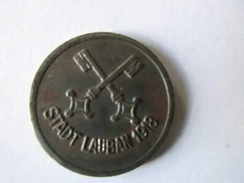 Stadt Lauban Schlesien Kriegsgeld 10 Pfennig 1918