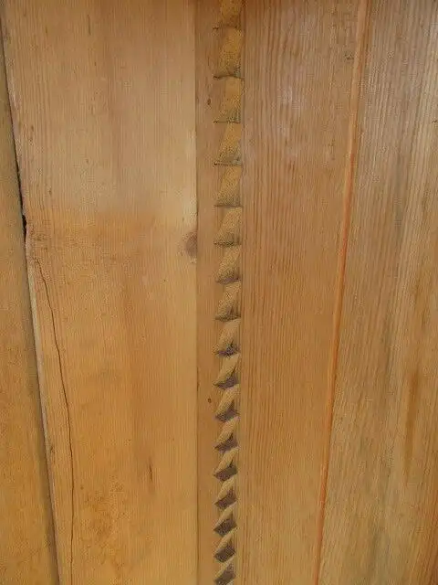 Kleiderschrank  Schrank  Louis Philippe um 1860 Weichholz 10