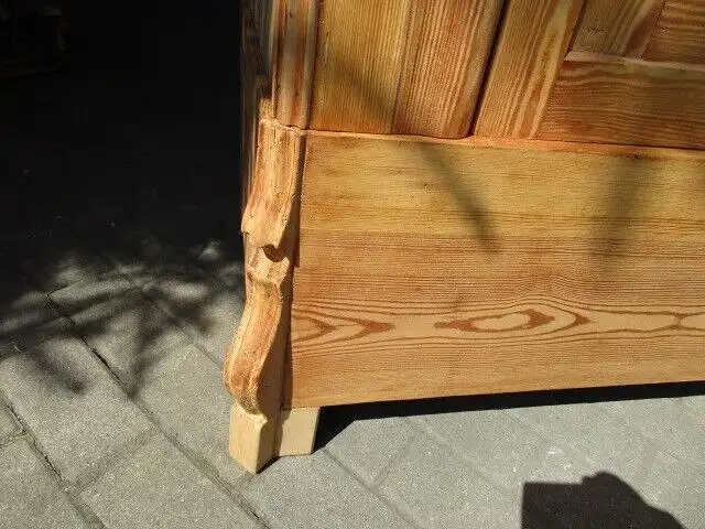 Kleiderschrank  Schrank  Louis Philippe um 1860 Weichholz 3