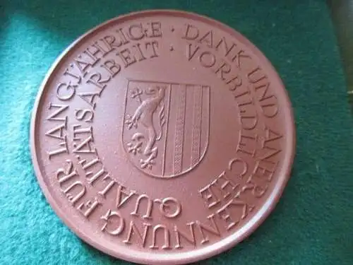 DDR Medaille Leipzig Verkehrsbetrieb 1982