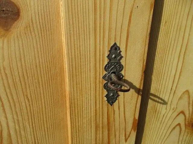 Kleiderschrank Dielenschrank Schrank Jugendstil Weichholz 1 türig 87 cm breit 1