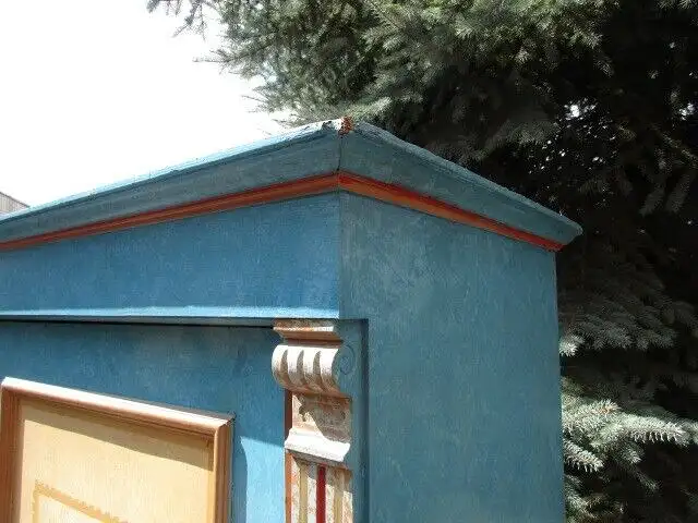 Bauernschrank Landhausschrank  Kleiderschrank  Gründerzeit um 1880 Bemalt  1