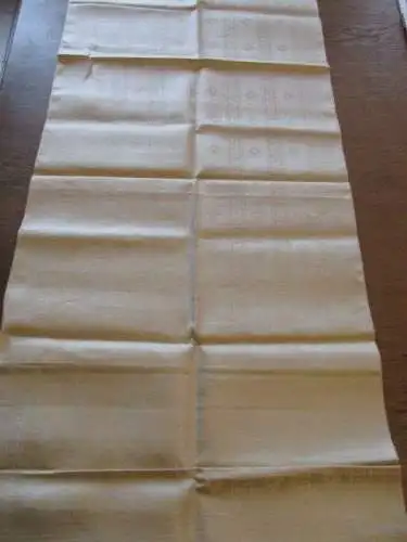altes Leinen Damast Geschirrtuch um 1910  ( 146 )