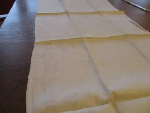 Jugendstil altes Leinen Handtuch Küchentuch Tischläufer ( 232 ) 92 x 48 cm