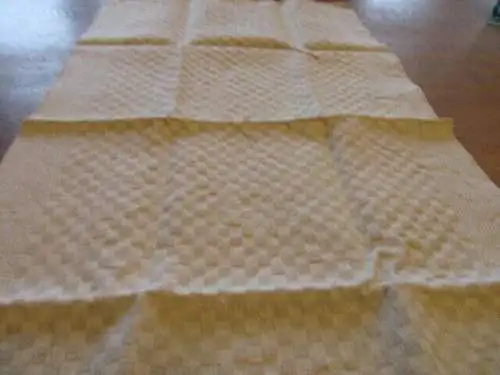 wunderschönes altes Leinen Damast Geschirrtuch Jugendstil  ( 42 )