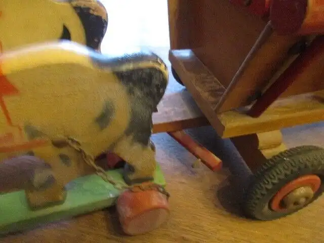 Pferdegespann Holz  der Firma 2