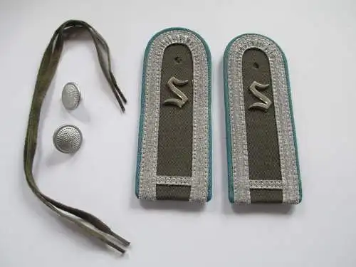 NVA 1 paar Schulterstücke Offiziersschüler  1 Jahr   Luftstreitkräfte  