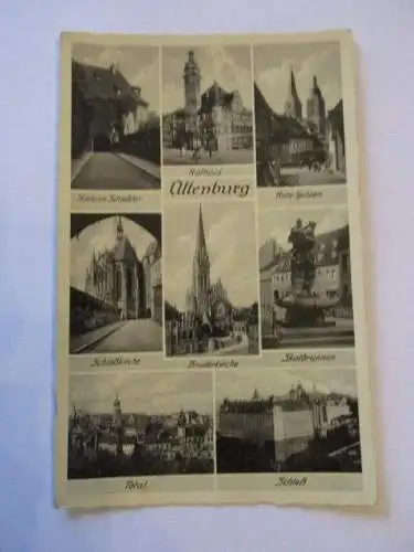 seltene AK Altenburg 1937