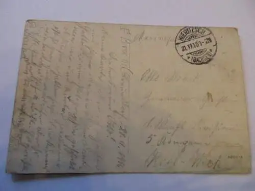 seltene AK Gruß aus Breunsdorf  Gasthof 1916
