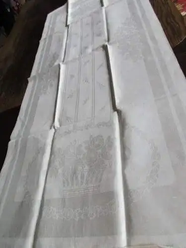 wunderschönes altes Leinen Geschirrtuch Handtuch Tischläufer Jugendstil (201) 