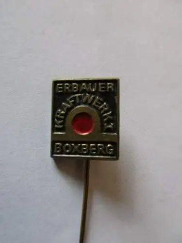 DDR Abzeichen Erbauer Kraftwerk Boxberg