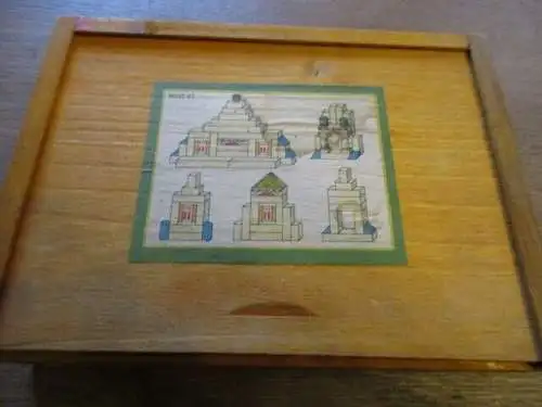 alter Holzbaukasten ca. 1970