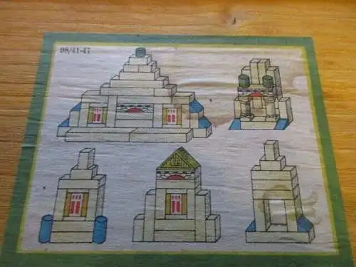 alter Holzbaukasten ca. 1970