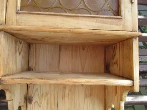 Wandschrank Jugendstil um 1900 Weichholz Nr.1