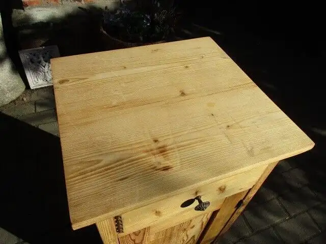 Nachtschrank Jugendstil um 1910 Weichholz Nr. 2 1