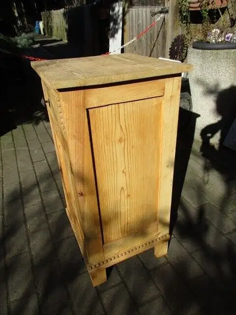 Nachtschrank Jugendstil um 1910 Weichholz Nr. 2 3