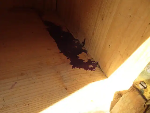 Nachtschrank Jugendstil mit zwei Laden um 1910 Weichholz Nr. 7 9